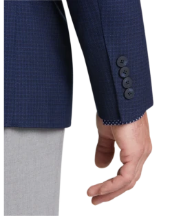 Men Clothing Store -Men Clothing Store MW40 15NH 94 AWEARNESS KENNETH COLE NAVY CHECK ALT1