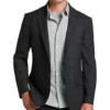 Awearness Kenneth Cole Modern Fit Sport Coat, Charcoal Windowpane -Men Clothing Store MW40 15TK 66 AWEARNESS KENNETH COLE CHARCOAL WINDOWPANE MAIN
