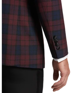 Men Clothing Store -Men Clothing Store MW40 160A 11 AFTER HOURS RED TARTAN ALT1