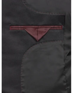 After Hours Slim Fit Satin Peak Lapel Dinner Jacket, Red Tartan Plaid -Men Clothing Store MW40 160A 11 AFTER HOURS RED TARTAN ALT2