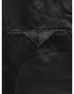 Egara Slim Fit Peak Lapel Dinner Jacket, Emerald Green Paisley 7 Egara Slim Fit Peak Lapel Dinner Jacket, Emerald Green Paisley -Men Clothing Store MW40 160U 89 EGARA GREEN PAISLEY ALT2