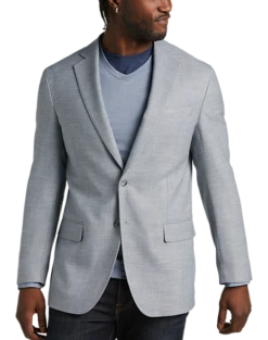Awearness Kenneth Cole Modern Fit Sport Coat, Gray Tic