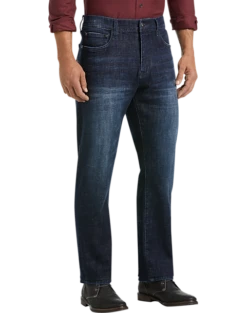 Joseph Abboud Athletic Fit Dark Wash Jeans, Blue Coal