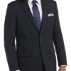 Pronto Uomo Platinum Executive Suit Separates Coat, Navy Sharkskin -Men Clothing Store MW40 345F 81 PRONTO UOMO PLATINUM NAVY SHARKSKIN MAIN