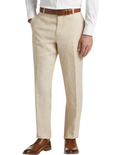 JOE Joseph Abboud Linen Slim Fit Suit Separates Pants, Tan