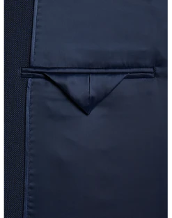 Calvin Klein X-Fit Slim Fit Suit Separates Coat, Blue Tic -Men Clothing Store MW40 3W71 70 CALVIN KLEIN BLUE TIC ALT3