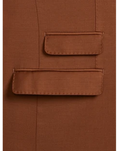 Tayion Classic Fit Suit Separates Coat, Rust -Men Clothing Store MW40 3W8W 18 TAYION RUST ALT3