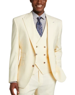 Tayion Classic Fit Suit Separates Coat, Cream -Men Clothing Store MW40 3W9E 25 TAYION CREAM ALT4