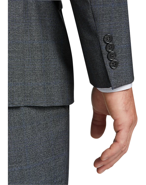 Lauren By Ralph Lauren Classic Fit Suit, Gray Plaid 4 Lauren By Ralph Lauren Classic Fit Suit, Gray Plaid - Image 2