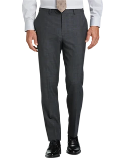 Lauren By Ralph Lauren Classic Fit Suit, Gray Plaid 9 Lauren By Ralph Lauren Classic Fit Suit, Gray Plaid -Men Clothing Store MW40 3WXU 64 LAUREN BY RALPH LAUREN GRAY PLAID ALT2