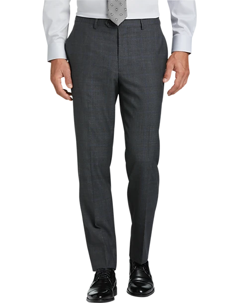 Lauren By Ralph Lauren Classic Fit Suit, Gray Plaid 3 Lauren By Ralph Lauren Classic Fit Suit, Gray Plaid