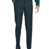 Egara Skinny Fit Suit Separates Pant, Teal Plaid