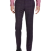 Egara Skinny Fit Suit Separates Pant, Plum Plaid -Men Clothing Store MW40 3X2P 60 EGARA PLUM PLAID MAIN
