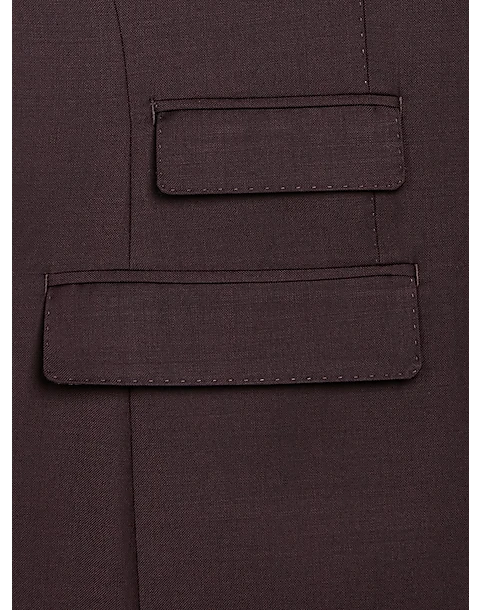 Tayion Classic Fit Suit Separates Coat, Wine Plum 6 Tayion Classic Fit Suit Separates Coat, Wine Plum - Image 4