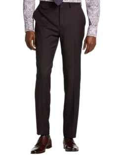 Tayion Classic Fit Suit Separates Pants, Wine Plum