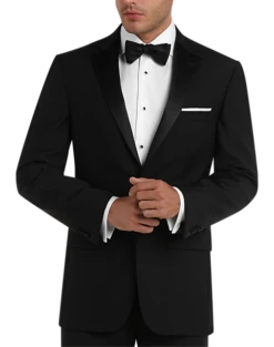 Pronto Uomo Platinum Modern Fit Suit Separates Tuxedo Coat, Black
