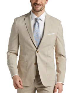 Michael Kors Modern Fit Suit Separates, Tan