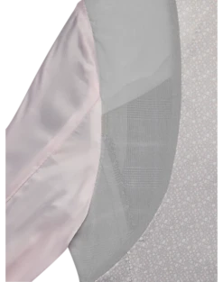 Egara Skinny Fit Suit Separates Coat, Gray & Pink Plaid -Men Clothing Store MW40 3XH7 64 EGARA GRAY PINK PLAID ALT4