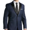 Pronto Uomo Platinum Modern Fit Notch Lapel Suit Separates Tuxedo Jacket, Navy -Men Clothing Store MW40 3XHM 01 PRONTO UOMO PLATINUM NAVY FORMAL MAIN