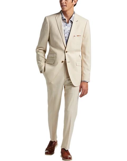 Paisley & Gray Slim Fit Suit Separates, Silky Beige 4 Paisley & Gray Slim Fit Suit Separates, Silky Beige - Image 2