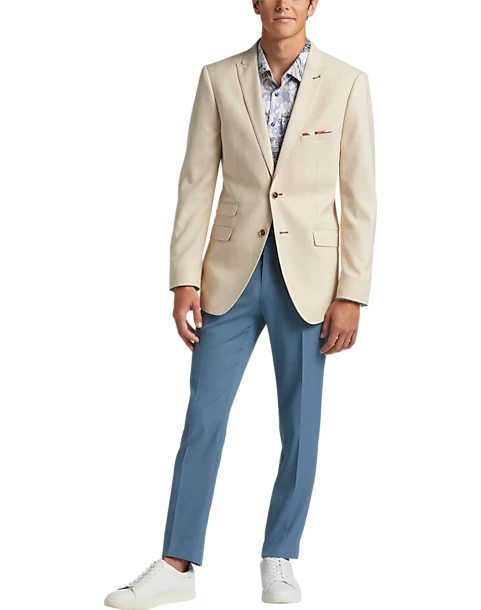 Paisley & Gray Slim Fit Suit Separates, Silky Beige 8 Paisley & Gray Slim Fit Suit Separates, Silky Beige - Image 6