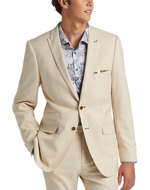 Paisley & Gray Slim Fit Suit Separates, Silky Beige 3 Paisley & Gray Slim Fit Suit Separates, Silky Beige