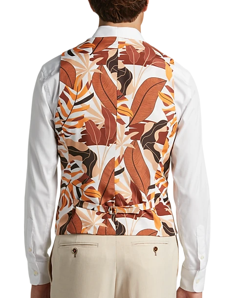 Paisley & Gray Slim Fit Suit Separates Vest, Silky Beige 4 Paisley & Gray Slim Fit Suit Separates Vest, Silky Beige - Image 2