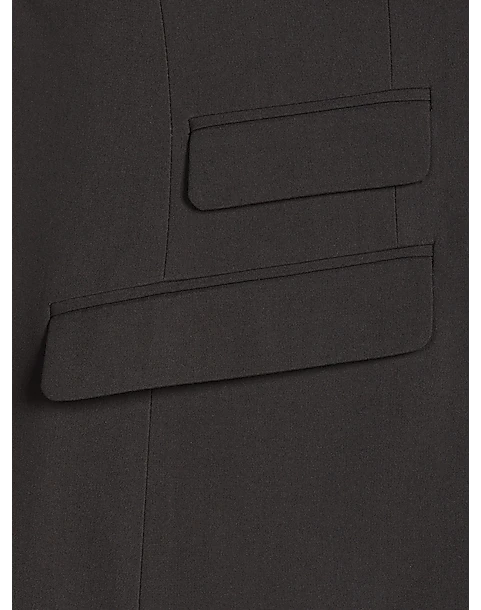 Paisley & Gray Slim Fit Double Breasted Suit Separates Coat, Jet Black 7 Paisley & Gray Slim Fit Double Breasted Suit Separates Coat, Jet Black - Image 5