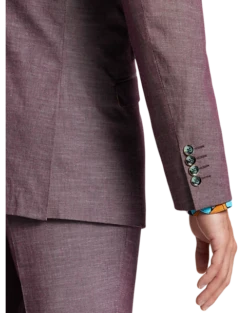 Paisley & Gray Slim Fit Suit Separates Coat, Mulberry -Men Clothing Store MW40 3XMA 06 PAISLEY GRAY MULBERRY ALT2