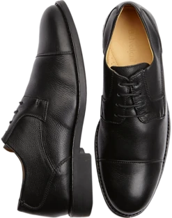 Belvedere Duke Cap Toe Shoes, Black