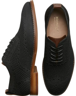 Moretti Ashland Knit Wingtip Oxfords, Navy