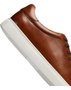 Joseph Abboud Adriano Sneakers, White -Men Clothing Store MW40 41ZY 05 JOSEPH ABBOUD COGNAC ALT2