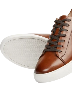 Joseph Abboud Adriano Sneakers, White -Men Clothing Store MW40 41ZY 05 JOSEPH ABBOUD COGNAC ALT4
