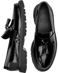 Cole Haan American Classics Box Leather Tassel Loafers, Black