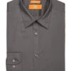 Egara Skinny Fit Dress Shirt, Charcoal 1 Egara Skinny Fit Dress Shirt, Charcoal -Men Clothing Store MW40 5EXF 64 EGARA ORANGE CHARCOAL MAIN
