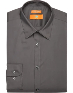 Egara Skinny Fit Dress Shirt, Charcoal