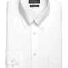 Lauren By Ralph Lauren UltraFlex Regular Fit Button-Down Collar Dress Shirt, White -Men Clothing Store MW40 5F4A 01 LAUREN R LAUREN WHITE SOLID MAIN