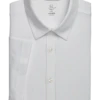 Michael Strahan Modern Fit Short Sleeve Dress Shirt, White -Men Clothing Store MW40 5FW3 01 MICHAEL STRAHAN WHITE SOLID MAIN