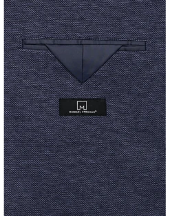 Michael Strahan Modern Fit 2 Button Soft Jacket, Blue 7 Michael Strahan Modern Fit 2 Button Soft Jacket, Blue -Men Clothing Store MW40 6KMF 14 MICHAEL STRAHAN BLUE ALT2
