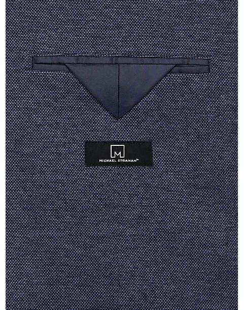 Michael Strahan Modern Fit 2 Button Soft Jacket, Blue 5 Michael Strahan Modern Fit 2 Button Soft Jacket, Blue - Image 3