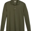 Joseph Abboud Modern Fit Luxe Cotton Polo, Olive -Men Clothing Store MW40 6MNN 09 JOSEPH ABBOUD OLIVE MAIN
