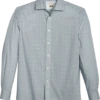 Joseph Abboud Modern Fit Sport Shirt, Slate Leaf Vine -Men Clothing Store MW40 6N7C 17 JOSEPH ABBOUD SLATE MAIN