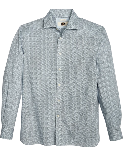 Joseph Abboud Modern Fit Sport Shirt, Slate Leaf Vine 3 Joseph Abboud Modern Fit Sport Shirt, Slate Leaf Vine