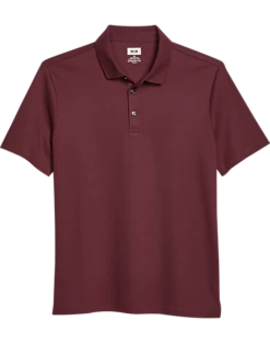 Joseph Abboud Modern Fit Luxe Cotton Polo, Burgundy