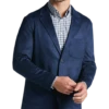 Joseph Abboud Modern Fit Notch Lapel Ultra Suede Soft Jacket, Dark Blue -Men Clothing Store MW40 6NFR 26 JOSEPH ABBOUD DARK BLUE MAIN