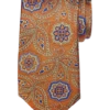 Joseph Abboud Narrow Silk Tie, Rust Paisley Medallion -Men Clothing Store MW40 8VEH 15 JOSEPH ABBOUD RUST MAIN