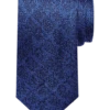 Egara Skinny Tie, Navy Subtle Diamond Check -Men Clothing Store MW40 8VG6 01 EGARA NAVY MAIN
