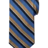 Pronto Uomo Narrow Tie, Gold Stripe -Men Clothing Store MW40 8WXZ 40 PRONTO UOMO GOLD MAIN