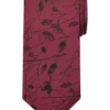 Pronto Uomo Narrow Tie, Burgundy Marsh Twigs -Men Clothing Store MW40 8X2T 06 PRONTO UOMO BURGUNDY MAIN