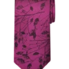 Pronto Uomo Narrow Tie, Fuchsia Marsh Twigs -Men Clothing Store MW40 8X2T 72 PRONTO UOMO FUSCHIA MAIN